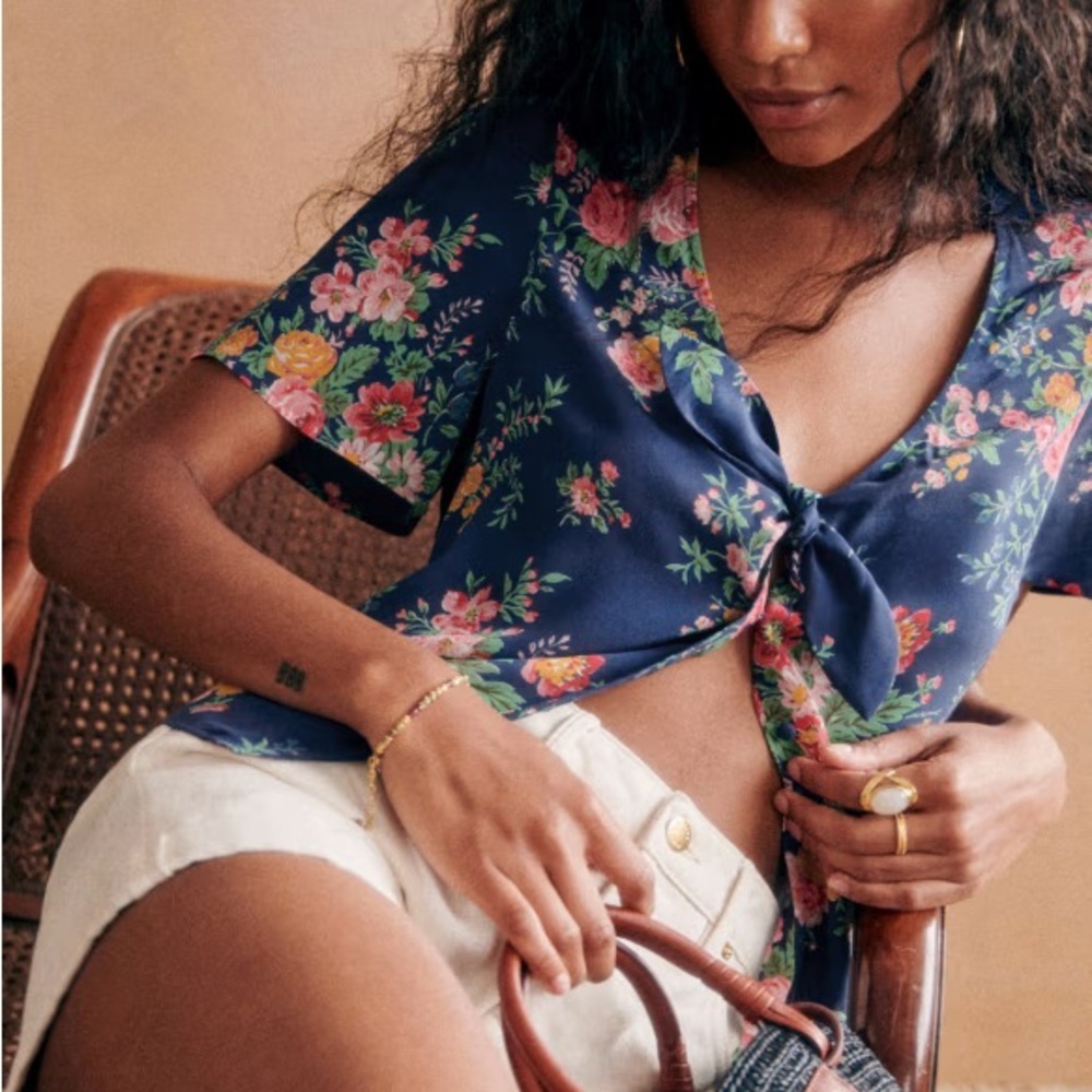 Sezane Eloine Blouse - Blue